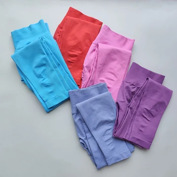 ARFTE Leggings Summer Pants Woman Scrunch Bum Flare Leggings Seamless Yoga Pants Push Up Sports Low Ribbed Band Fitness Tights 3