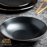 Stoneware Bowl Microwave Dishwasher Safe Durable Ceramic Kitchen Decor Soup Salad Stew Elegant Design Essential Home Cookware 5