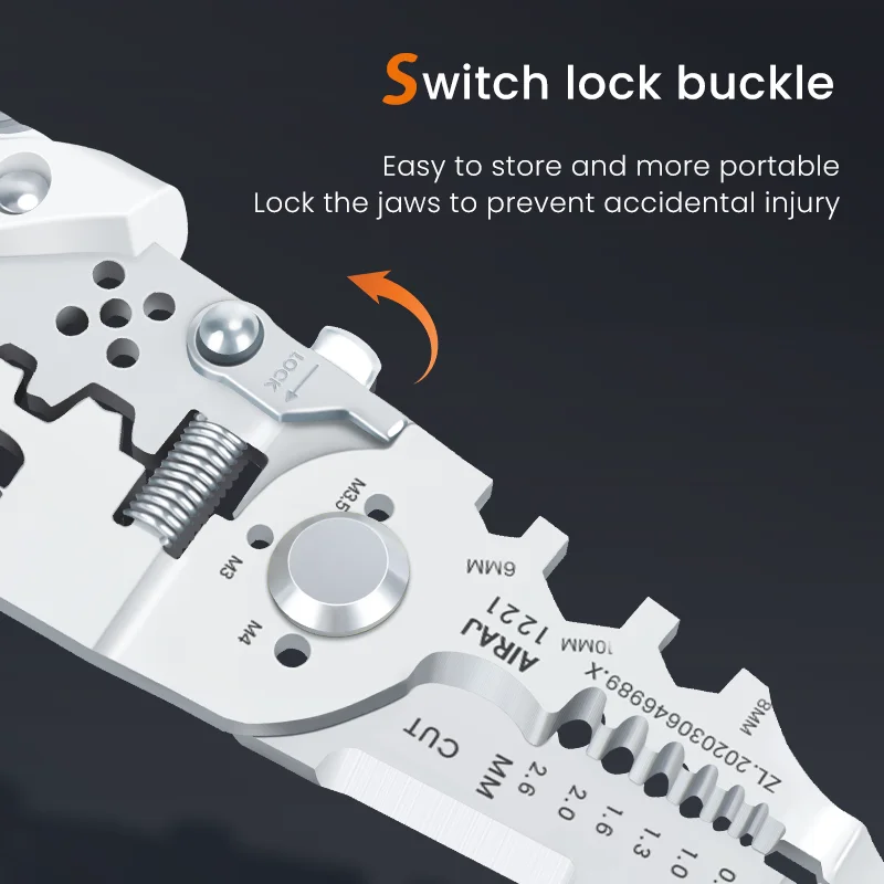 Wire Stripper 7 Inch Multi Functional Wire Stripper Pliers and Stripping Specialized for Electricians Tools Crimping Pliers Terminal