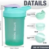 300ml Best Shaker Cup, Protein Sports Shaker Cup Tritan Material, with Plastic Ball Drink Cup Suitable for Sports and Fitness 3