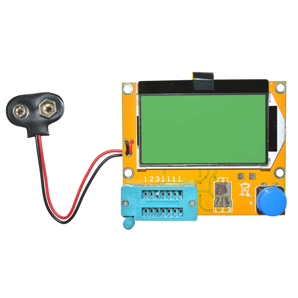 LCR-T4 GM328A Mega328 Transistor Tester Diode Capacitance Voltage DC 6.8-12V Frequency Meter PWM  Wave Signal Gener Soldering 4