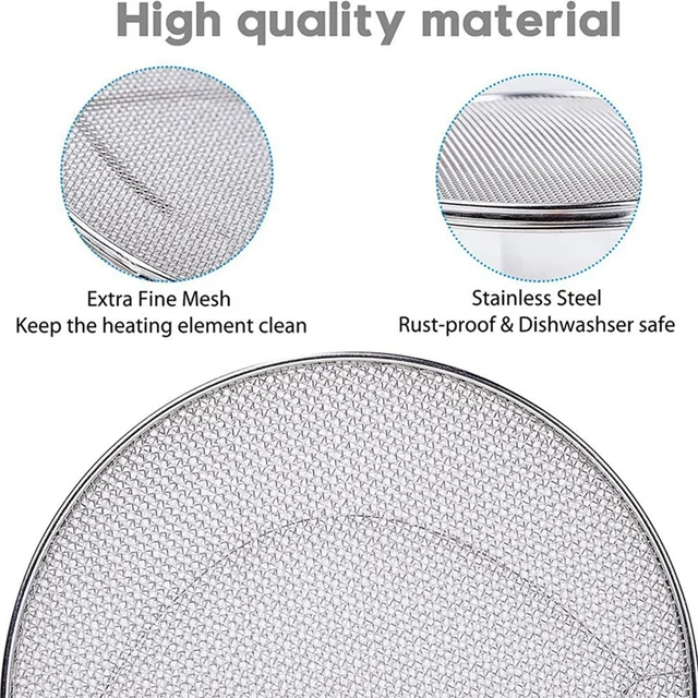 Rozsdamentes Acél Fröccsöntő Pajzs Ninja Foodi Fg551 Smart Xl 6-In-1 Beltéri Grillhez - Image 2