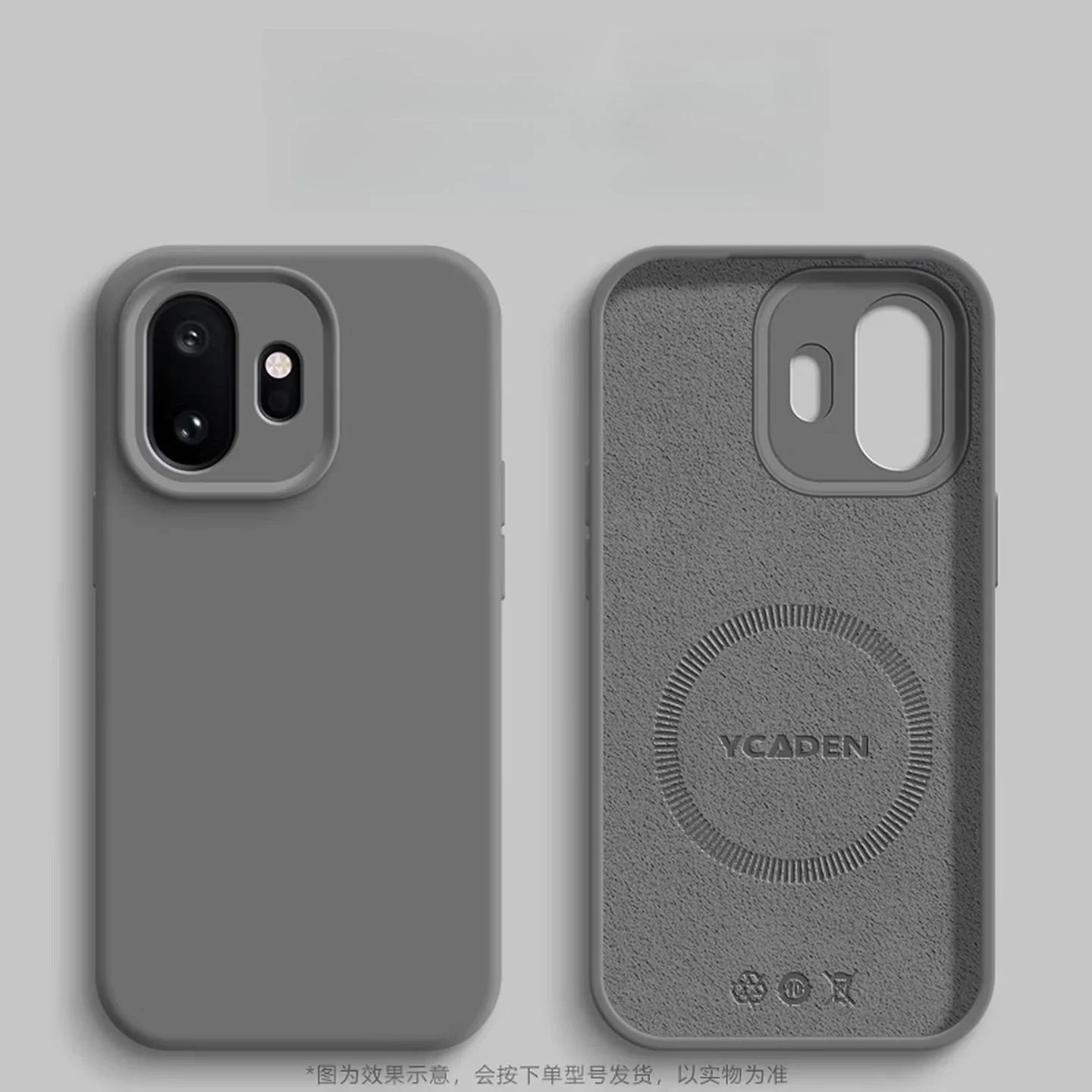 Liquid Silicone Skin-Friendly Shockproof Case with Wireless Charging Compatibility