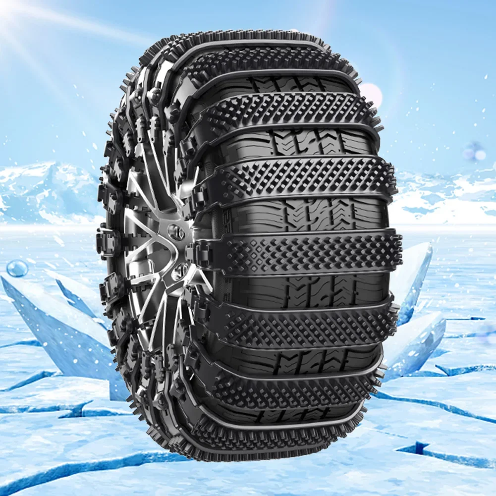 Car Tires Anti-skid Chain Thicken Winter Wheels Chains Strong Toughness Tire Nonskid Chain Truck SUV Off Road Accessories