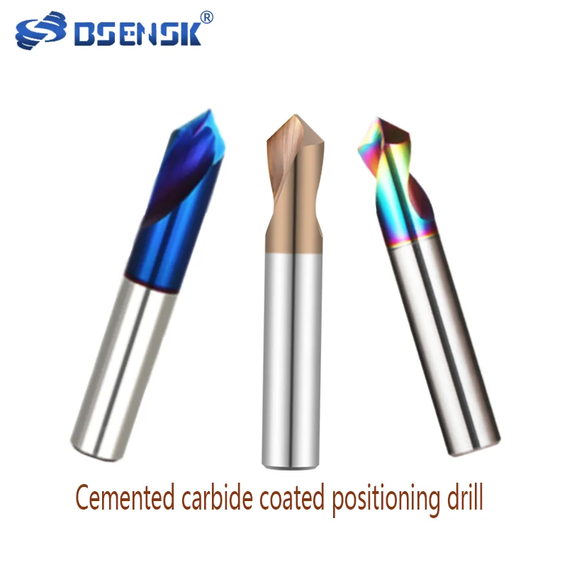 Carburo 60 90 120 Graden Cnc Al Coating Wolfraam Staal Positionering Spot Boor Stub Starten Locatie Centrum Bit Centeringchamf