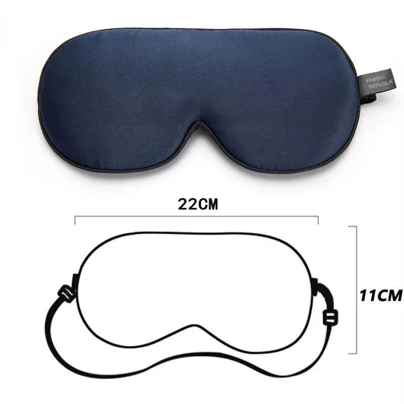 Luxurious Natural Mulberry Silk Sleep Mask - Ultra-Soft & Smooth Blindfold