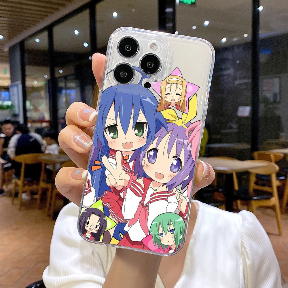 Kawaii Anime Lucky Stars Soft TPU Phone Case