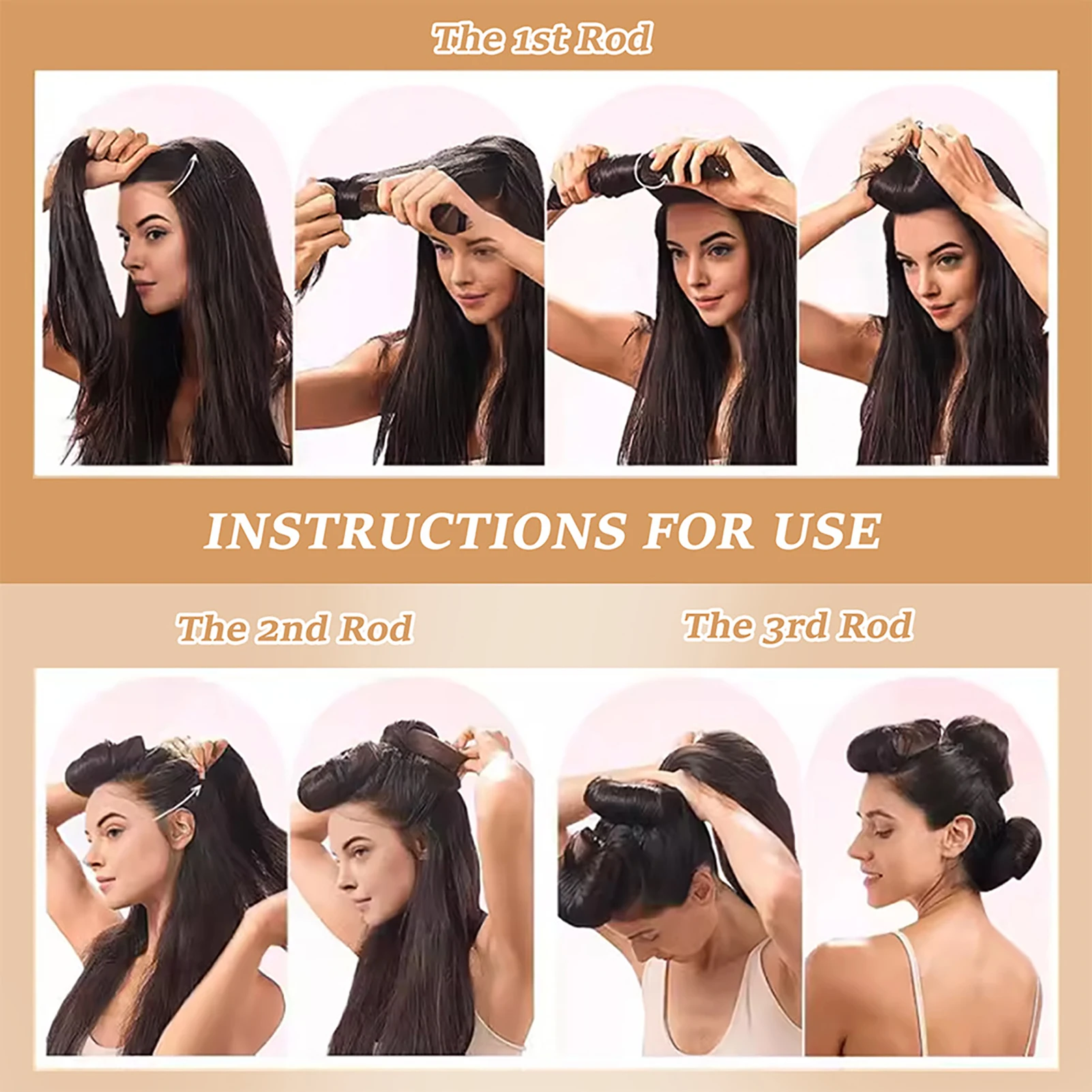 Soft Hair Curlers with Scarf Blowout hair rollers Heatless Curling Rod Headband Rollers No Heat Sleeping Lazy Curls Flexi Rods