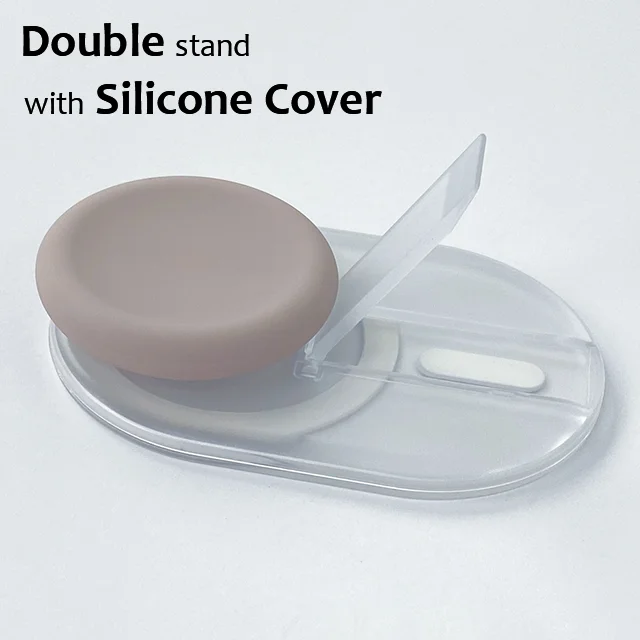 Colorful Magnetic Pop-Up Phone Grip & Kickstand with Silicone Cover