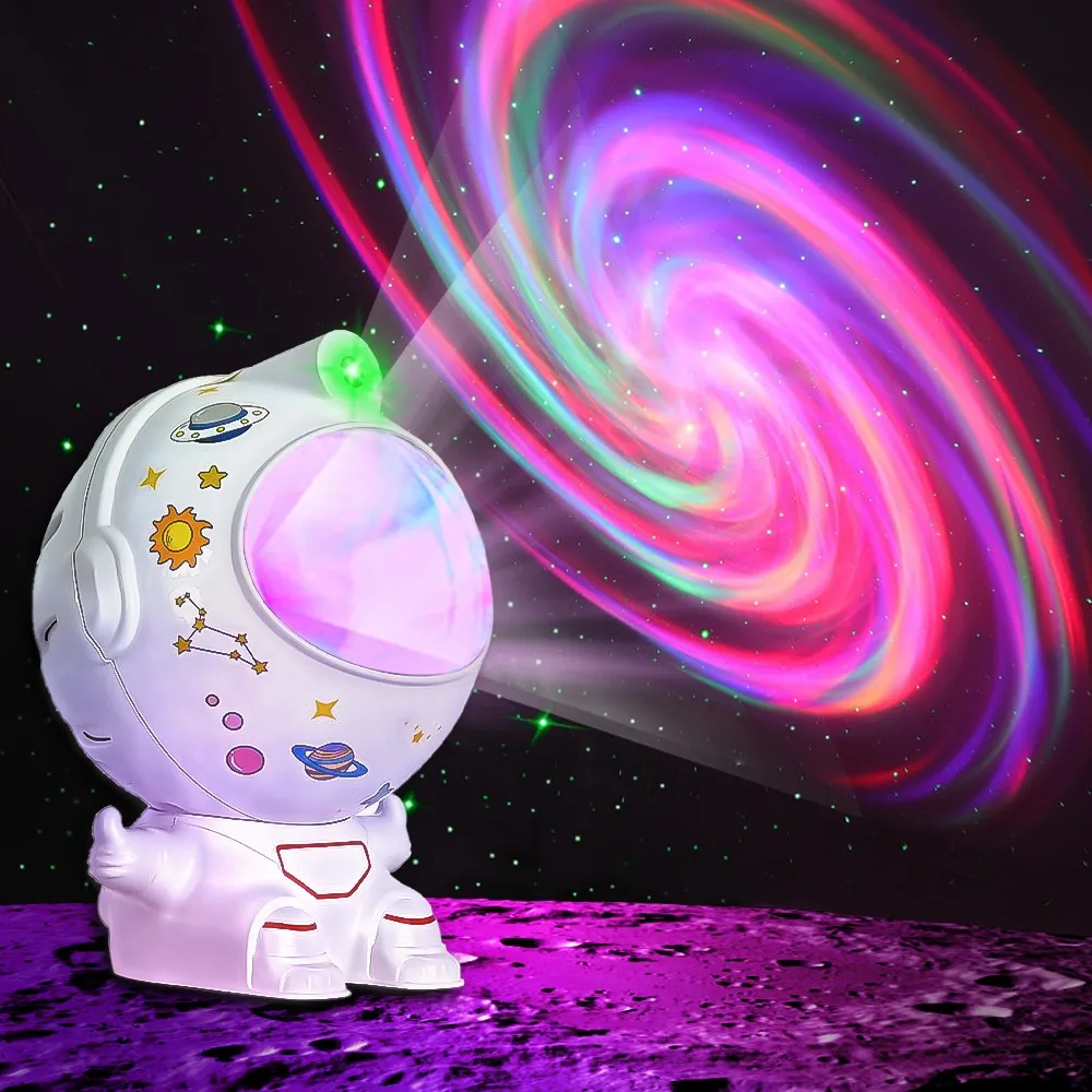 

Astronaut Galaxy Star Projector Lamp Starry Nebula Sky Night Light For Decoration Bedroom Home Decorative Luminaires Child Gift