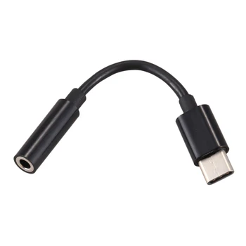 Adattatore cavo jack per cuffie/auricolari da USB C a 3,5 mm, porta maschio tipo C 3.1 a cuffie audio stereo femmina da 3,5 mm Connessione Aux 1