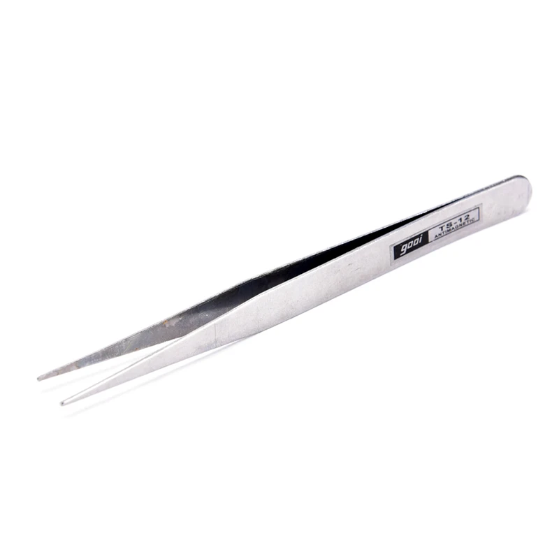 Hot Repair Precision Assembly Set Tool Stainless Steel Electronic Tweezers 2pcs precision tweezers tweezer tool phone repair tweezers