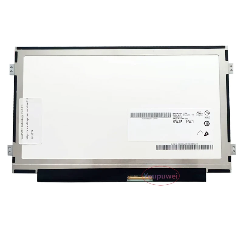 Laptop LCD Screen For Packard Bell N450 PAV80 Aspire One PAV70 replacement display 10.1-inch slim matrix