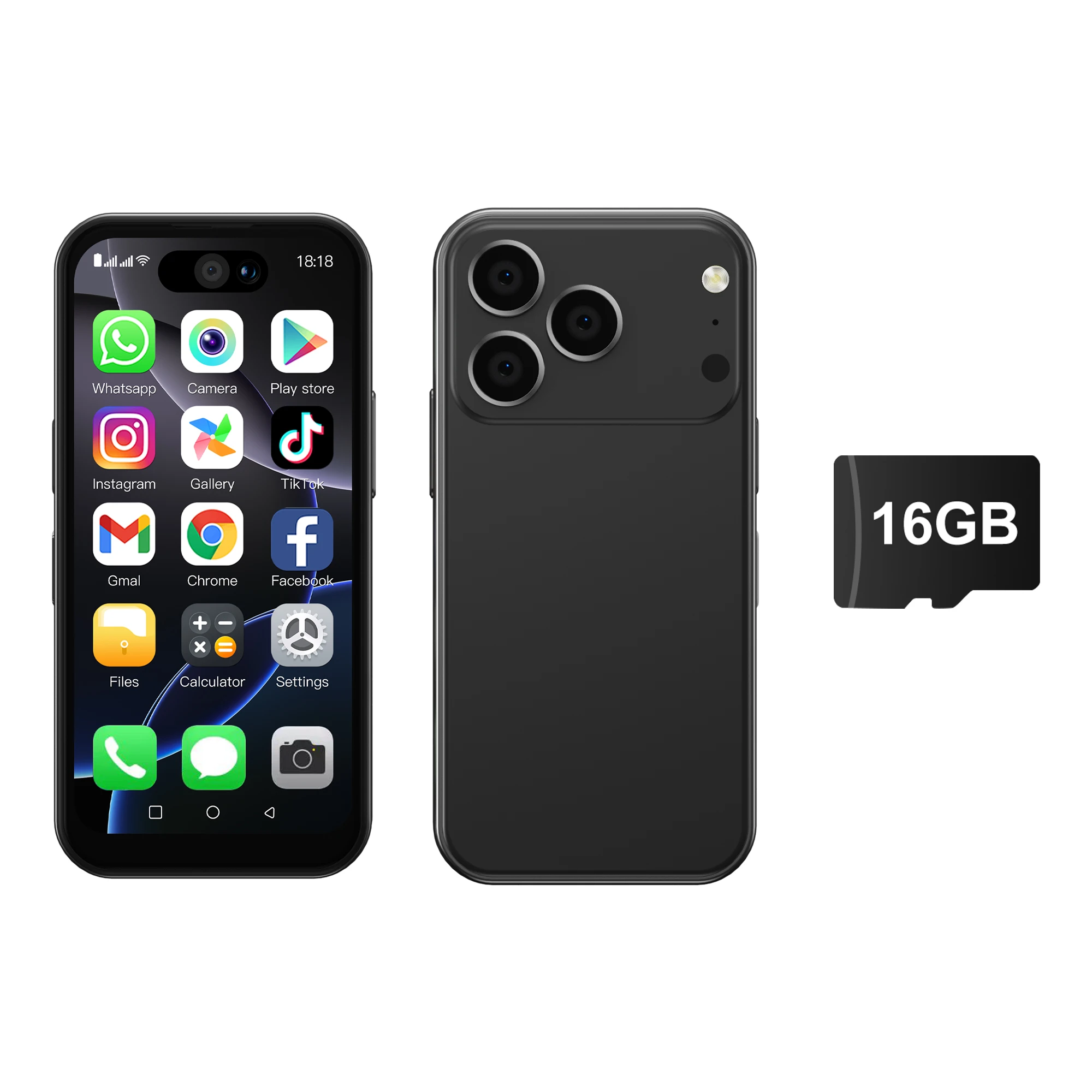 Black N 16GB TF card