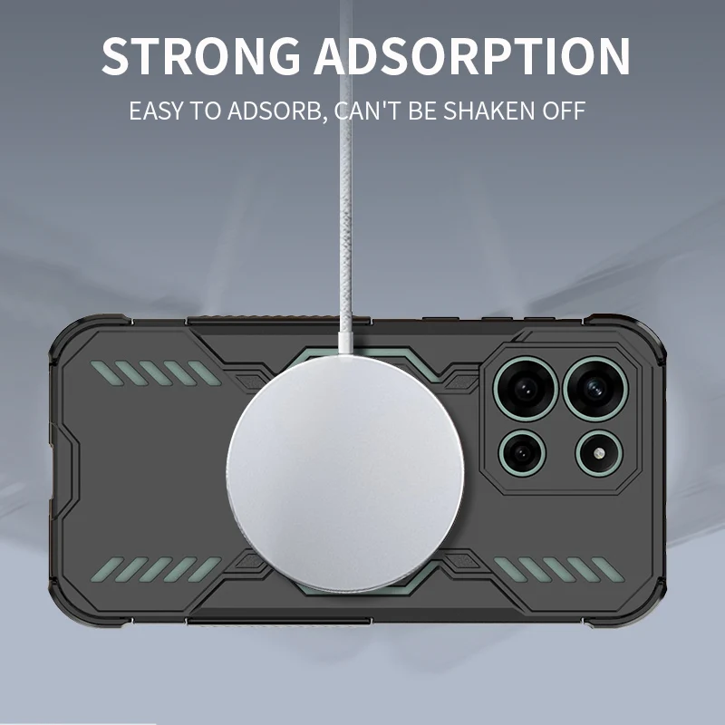 Armor Heat Dissipation Wireless Charging Shockproof Case