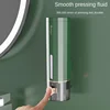 450ml Manual Wall Mounted Bathroom Liquid Soap Dispenser Washing Hand Sanitizer Family Hotel Shower Gel Bathroom Accessories 2