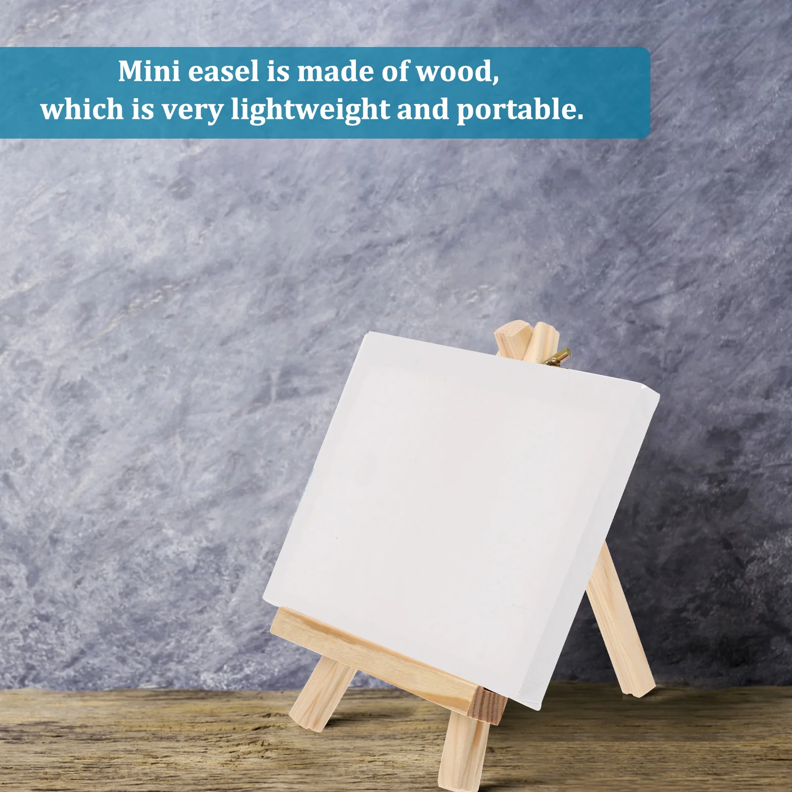Mini Lightweight Wood Easel Portable Painting Triangle Easel Art Supplies Display Rack Photo Frame Bracket Kids Classroom