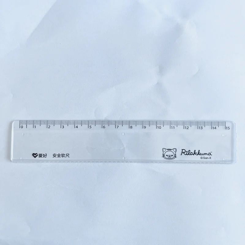 75167 Rilakkuma Soft Ruler Set mathematical rulers set Geometry Maths Square Degree Triangle Stationery Angle Rulers for School Supplies