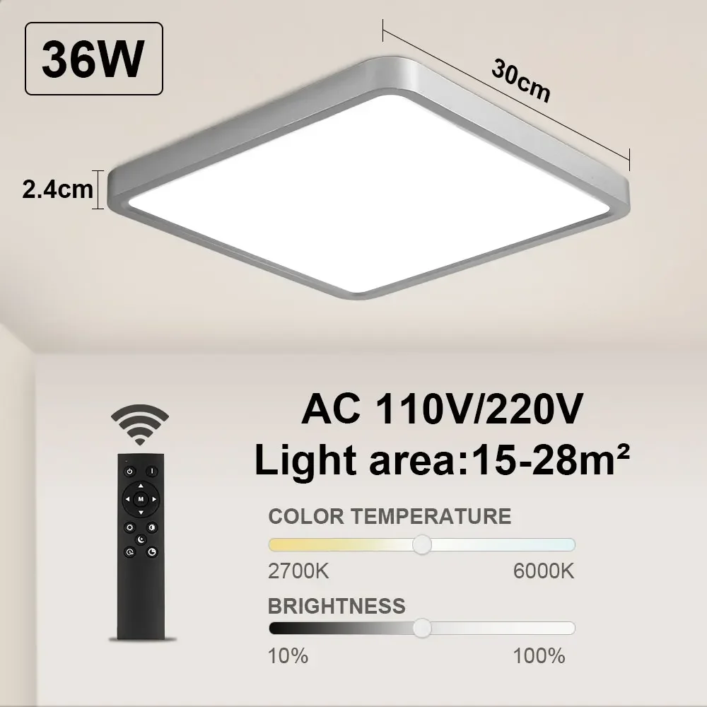 Silvery-Remote-36W