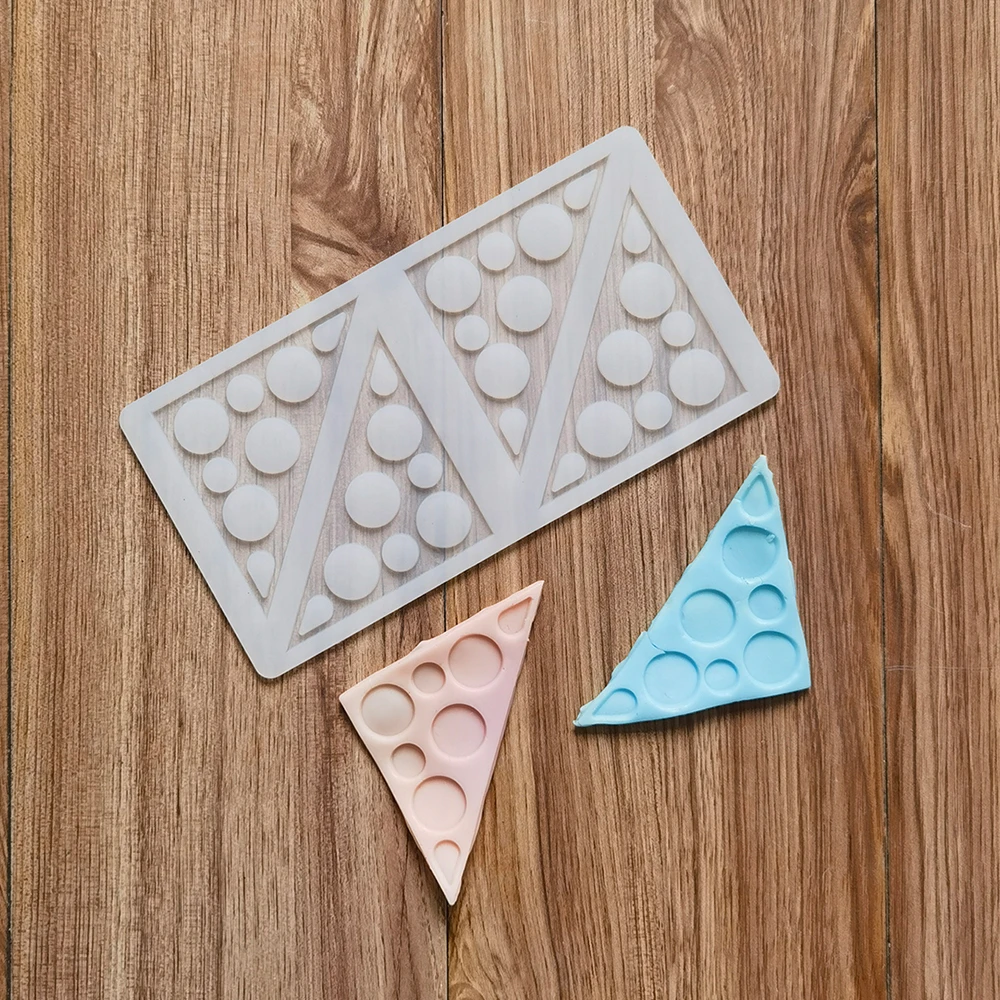 

4 hollowed out Toblerone silicone mold DIY candy pudding dessert mold cake decoration plug-in kitchen baking appliances