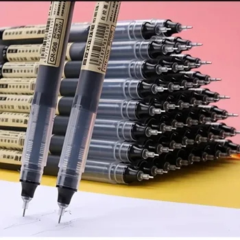 Penne gel ad ago – Penne a inchiostro liquido liscio ad asciugatura rapida, usi per prendere appunti scolastici, scrittura e diario in ufficio