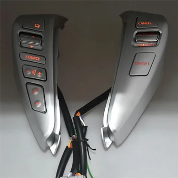Pulsante interruttore al volante Pulsante di controllo della velocità di controllo audio per Nissan Tiida Sentra Livina Sunny Al