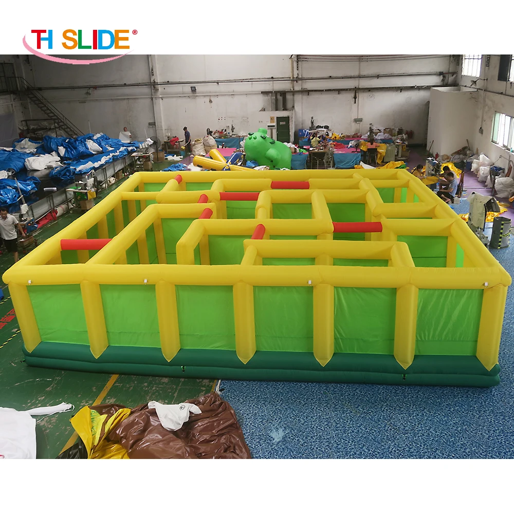 fast air shipping, inflatable maze game,outdoor challenge game inflatable haunted house for Halloween 6