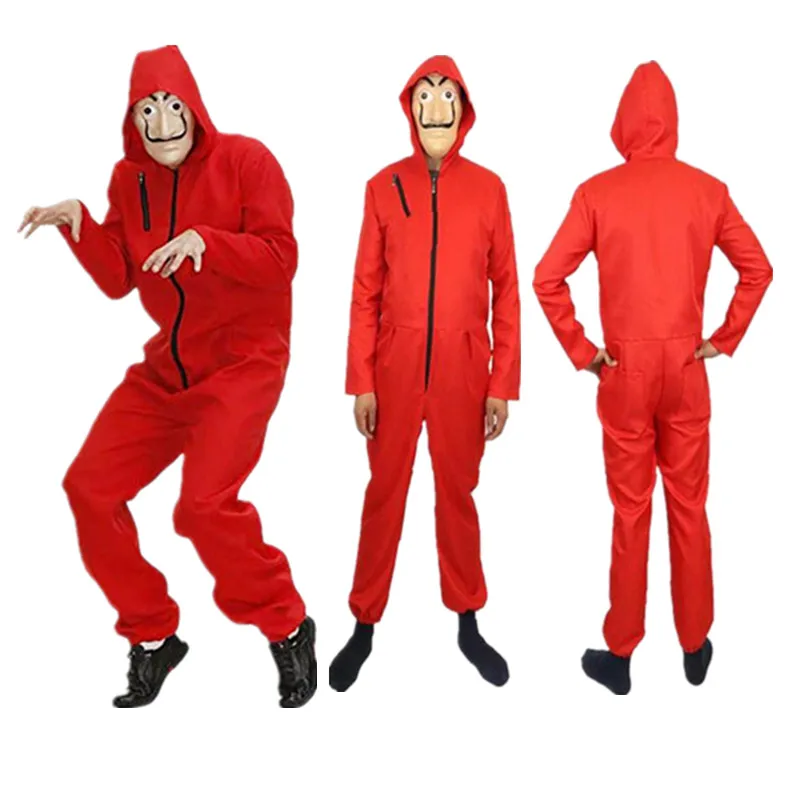 Shop Money Heist Halloween Costume | Red Jumpsuit | ON SALE!
