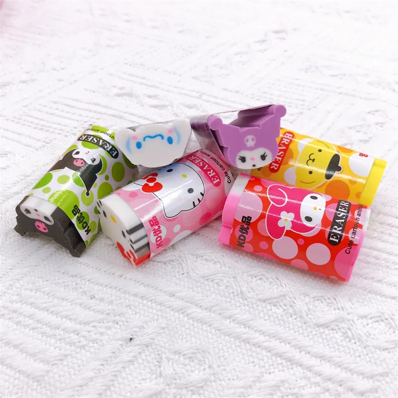 24 шт. Sanrio мультяшный ластик Kawaii аниме Cinnamorollkuromimy Melody мини Ластик Детские Обучающие канцелярские принадлежности оптом (art.: 3920c2fcd05e5) - 3920c2fcd05e5