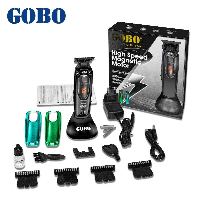GOBO Hairdresser Upgrade maglev motor Engraving push professional barber shop using electric clippers 2