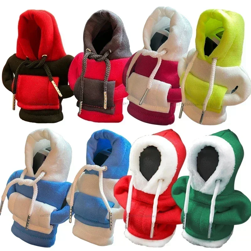 Cotton Polyester Car Gear Shift Knob Hoodie Cover