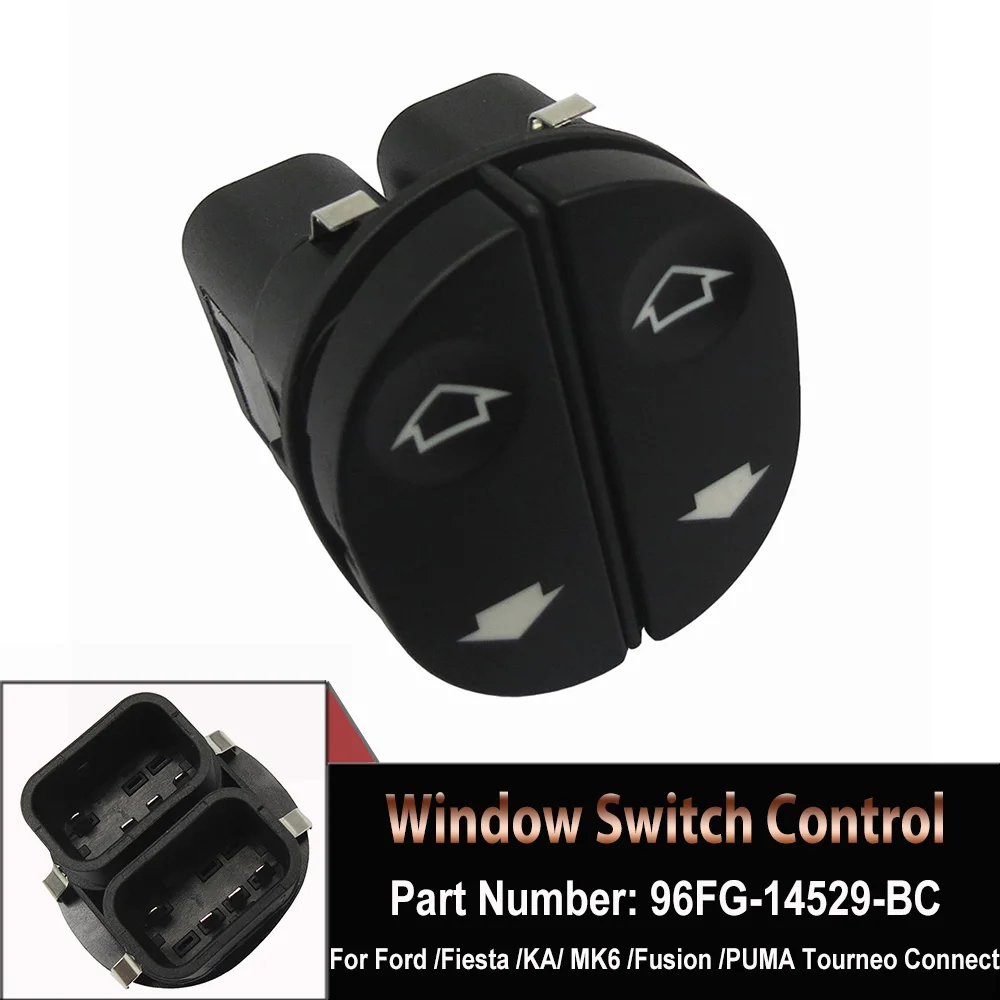96FG 14529 BC Car RHD Power Window Master Lifter Switch Button For Ford