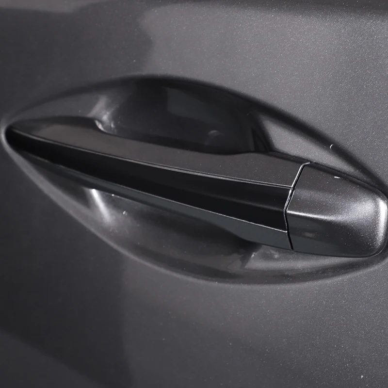 

For Infiniti Q50 Q50L 2015 2016 2017 2018 2019 2020 2021 2022 PVC Black Car Door Handle Trim sticker Car Accessories