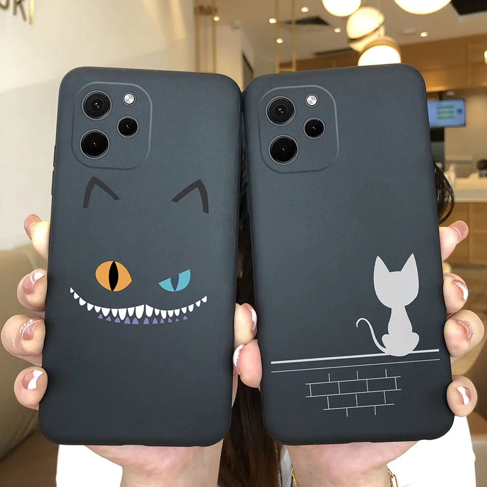Heart Silicone Matte Shockproof Phone Case - Soft Back Cover, Enhanced Protection