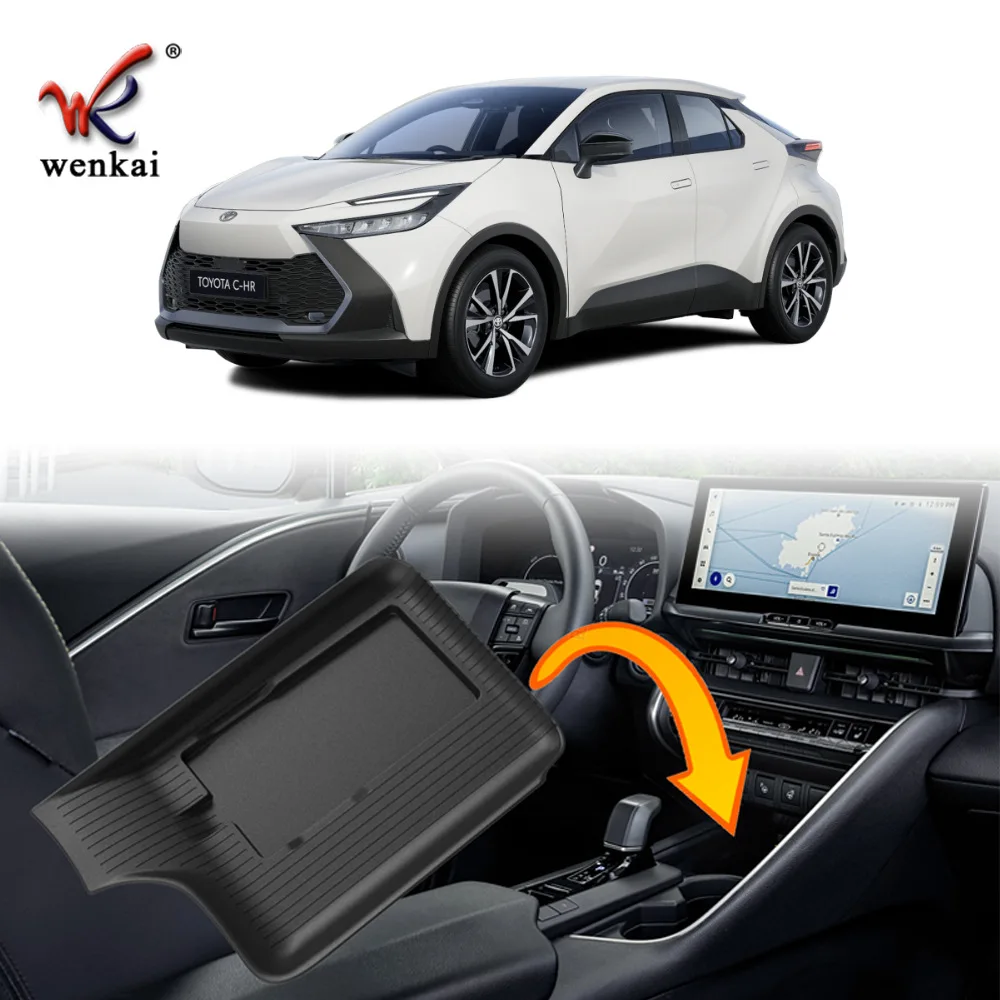 Console Antislip Silicone Pad Mat Interior Accessories For Toyota CHR C-HR