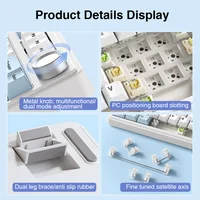AULA F75 2.4G Wireless/Bluetooth/Wired Gaming Mechanical Keyboard RGB Customized 75% Layout OEM Profile Gasket Structure - Image 4