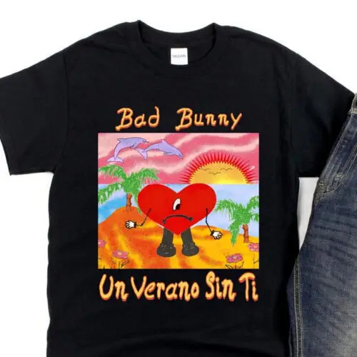 Bad Bunny Un Verano Sin Ti Shirt, Bad Bunny Shirt, Bad Bunny Merch Ss7024 Maniche Lunghe