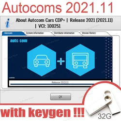 Newest Diagnostic Software Autocoms 2021.11 with keygen Codings OBD2 tool Delphis 2021.10b with keygen Compatible with Bluetooth
