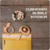 100pcs Small Business Supplies Kraft Paper Bubbles Bubble Mailers Delivery Package Packaging Mailer Mailing Shipping Office 6