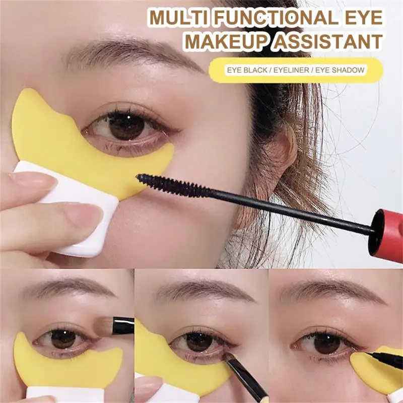 In 1 Silicone Eye Makeup Stencils Model Beginner Eyeliner Helper Woman Eyeliner Guide Assist Mold Eye Shadow Makeup Templates