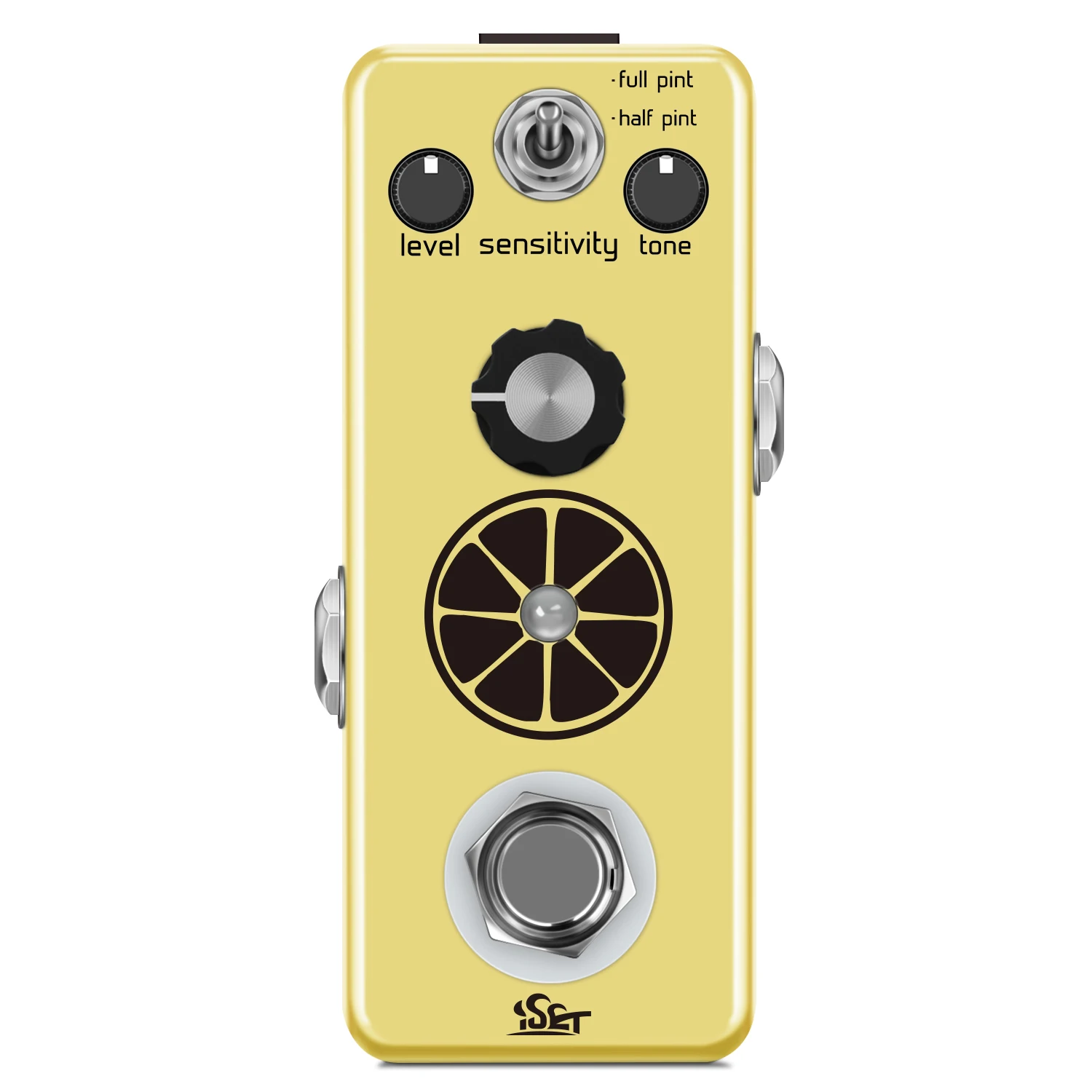 ISET CP-02 Compressor Guitar Pedal Analog Lemon Compress Effect Electric Guitar Bass True Bypass