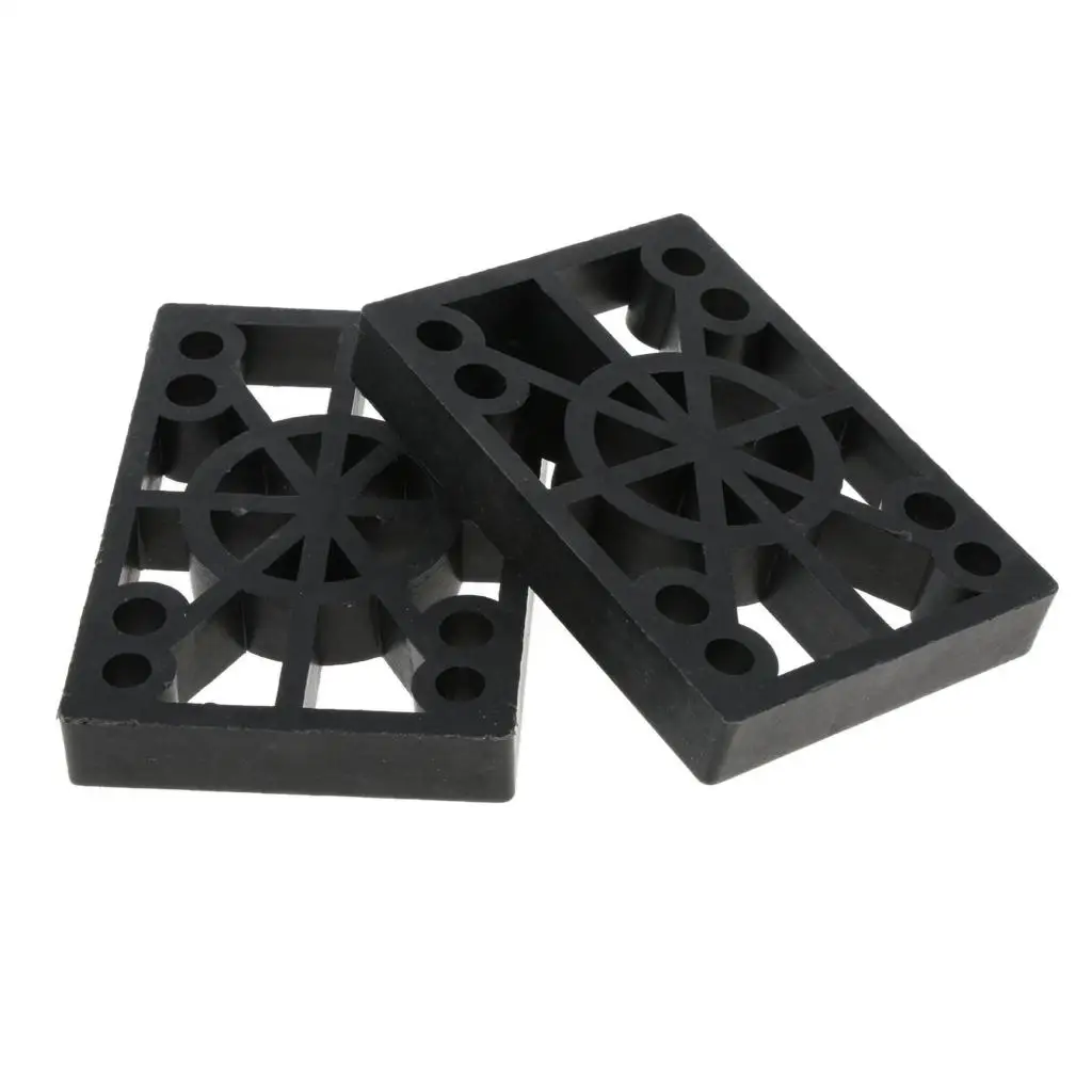 Skateboard Riser Pads Rubber 12mm 1/2" Set of 2 skateboard accessories