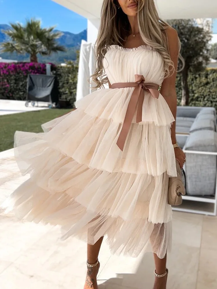 

Платье женское летнее однотонное без бретелек, на молнии