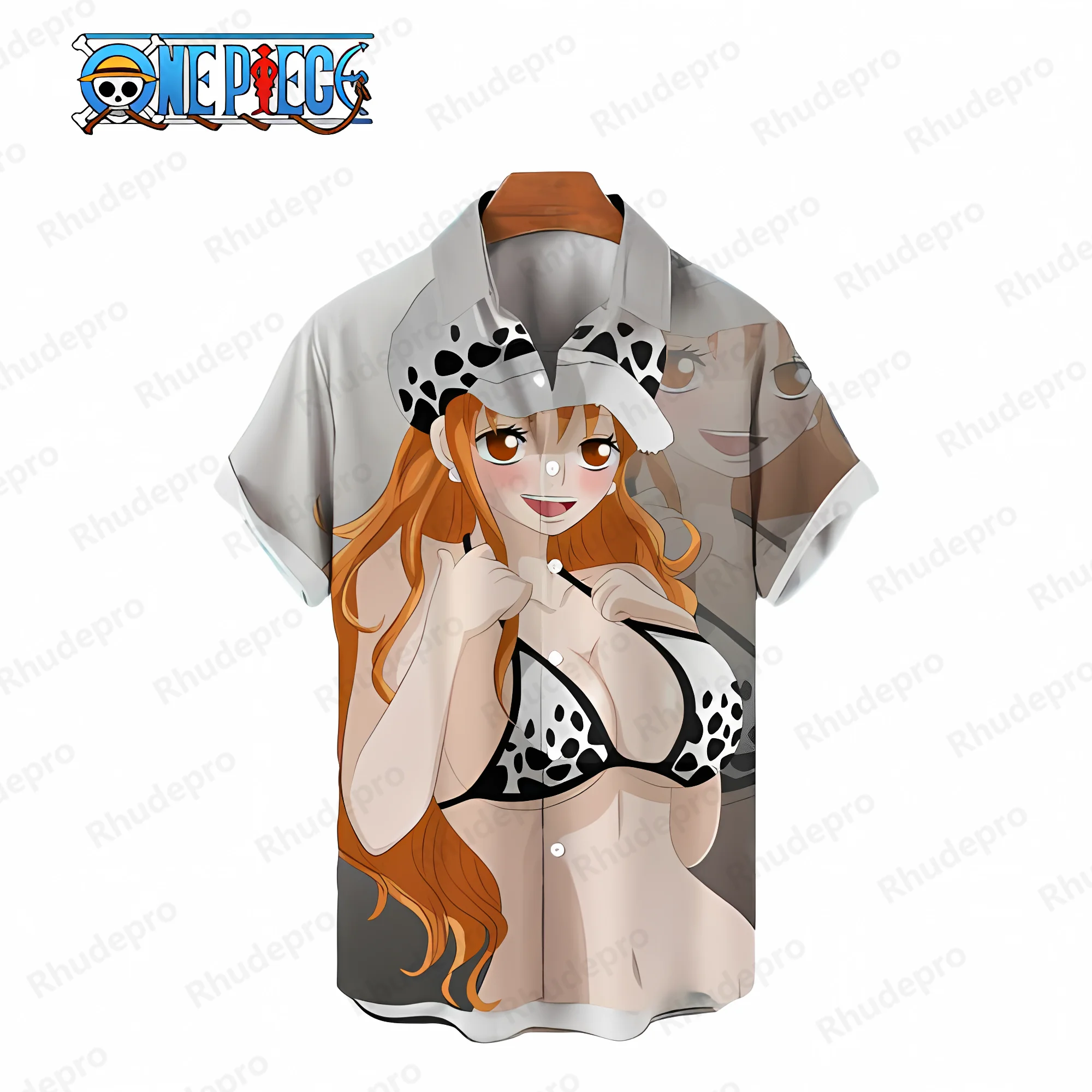 

Мужская одежда Monkey D Luffy аниме рубашки и блузки Слитная уличная одежда Блузка мужские крутые топы Харадзюку футболка Гавайская