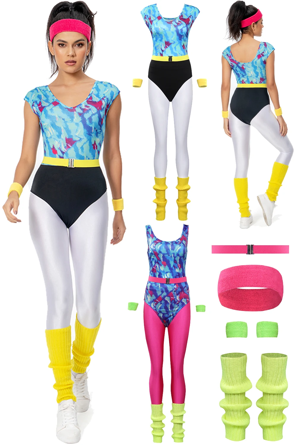 

Женский костюм для косплея Bestie в стиле ретро 80-х годов, комбинезон в стиле пэчворк, костюм для Хэллоуина, карнавала, дня рождения, Женский костюм для взрослых