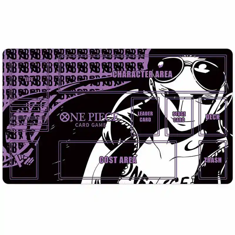 60*35*0.2Cm Diy One Piece OPCG Luffy Zoro Nami Teach Dedicated Game Card Mat Battle Game Anime Table Mat Gift Toys