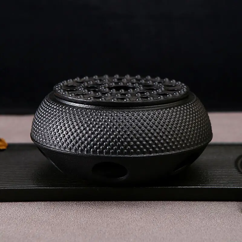 Tea Warmer Cast Iron Teapot Warmer Candle Insulation Stove Alcohol Heating Base Stove Tea Pot Holder For Heating Tea Coffee and Milk
