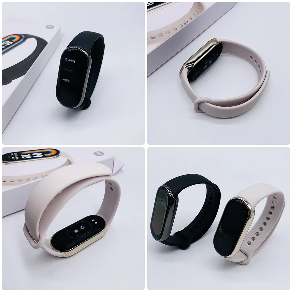  Chofit Compatible with Xiaomi Band 8 Pro Strap for Women&Men  Breathable Silicone Replacement Wristbands Adjustable Sport Band for Xiaomi  Mi Band 8 Pro (Black&Gray&DeepGreen&NavyBlue) : Cell Phones & Accessories