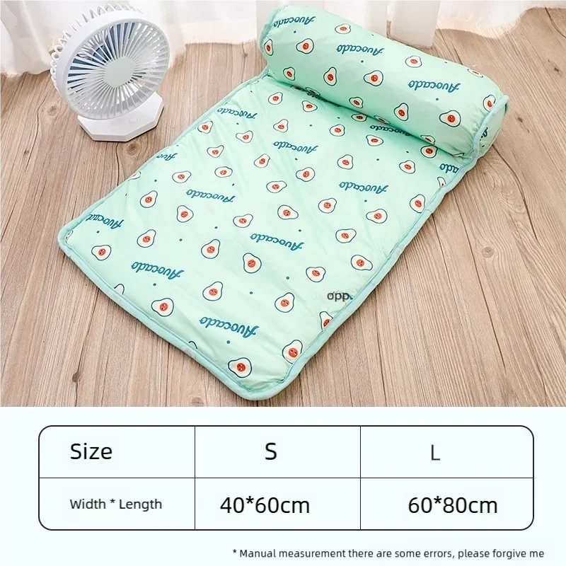 Cooling Dog Mat Breathable Pet Bed For Summer And Indoor Use_voghion.com