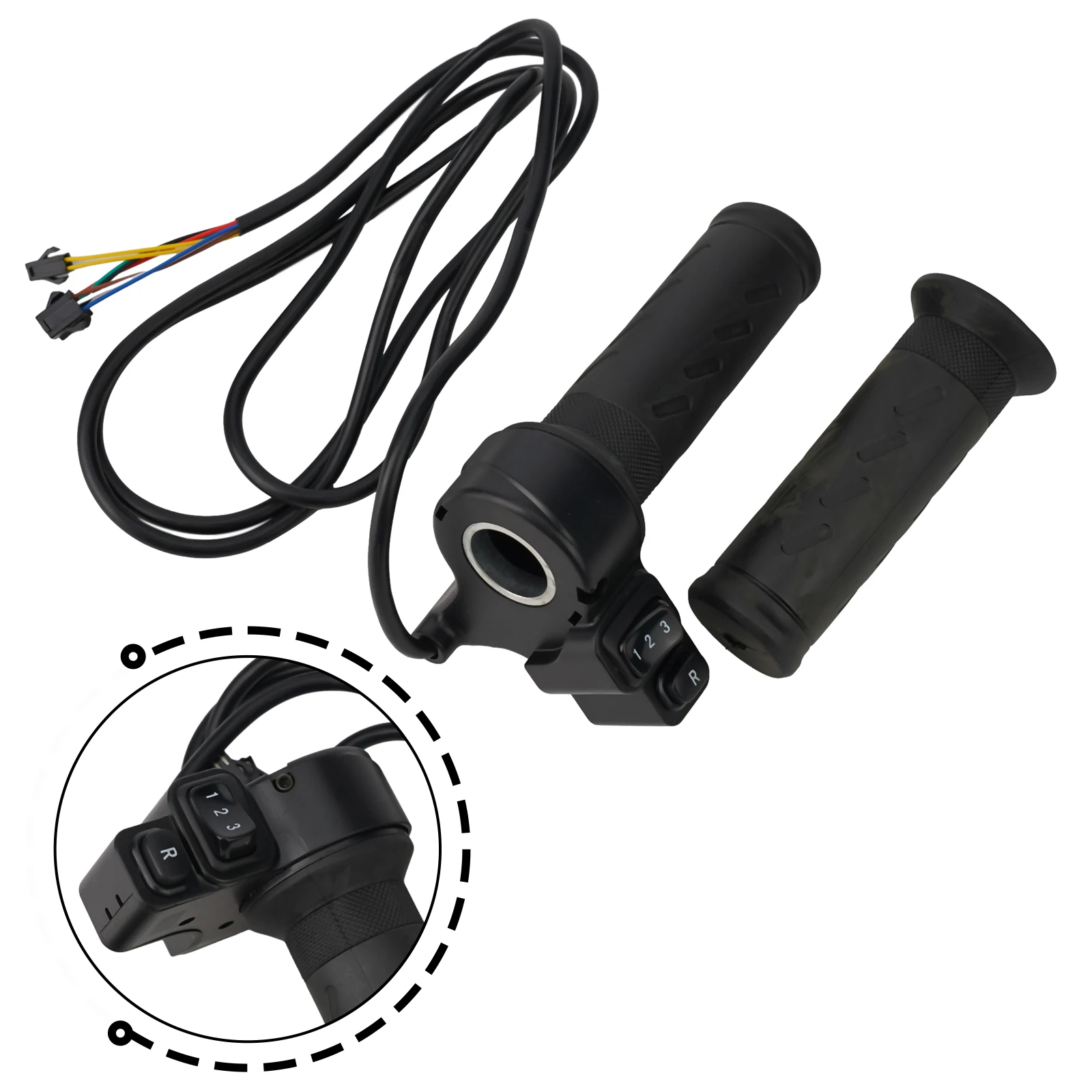 Description Picture 6 of itemElectric Bicycle Speed Control Knob Handle 8PIN Three Speed Switch Throttle E-Bike SM3Y/SM2Y Accelerator Accessories